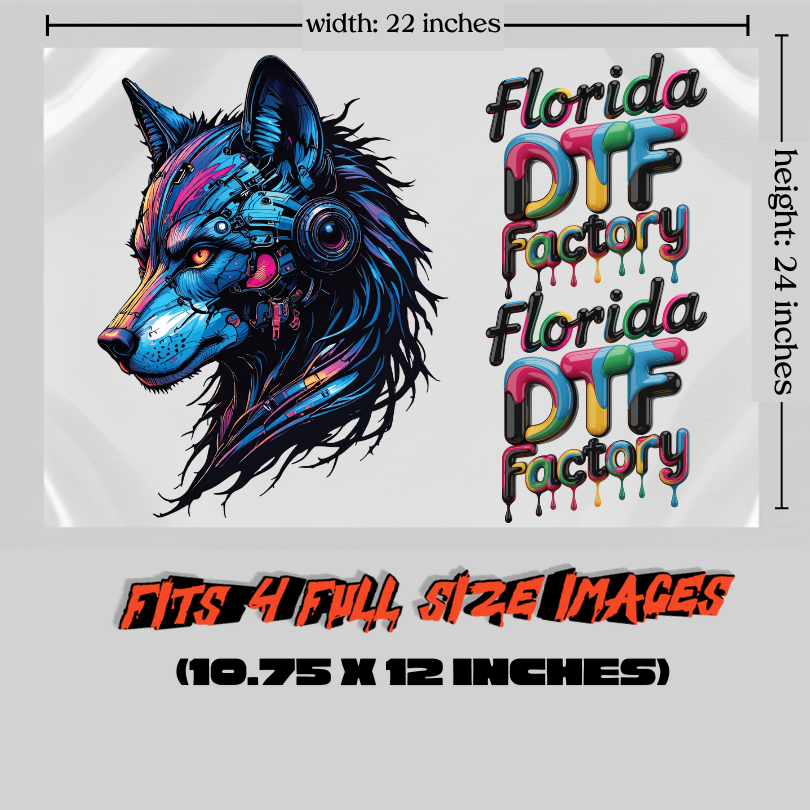 Upload Your Own DTF Gang Sheet - Print Ready File