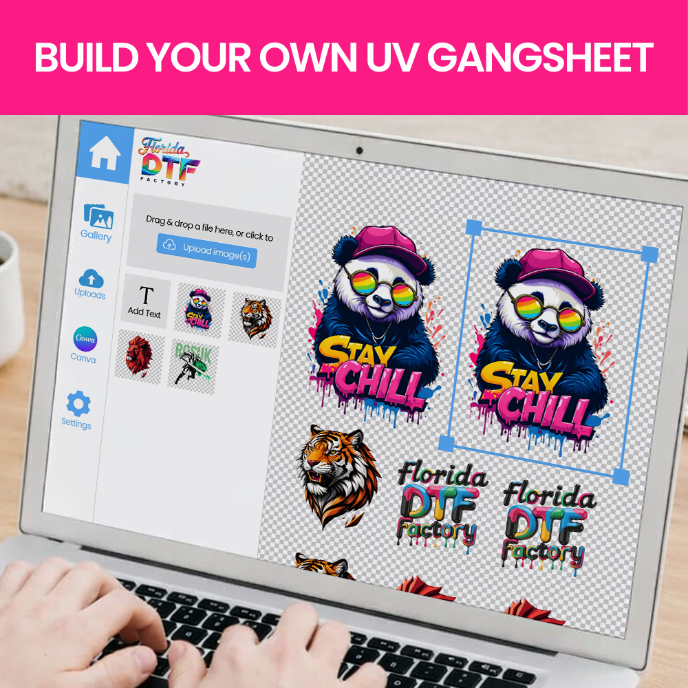 UV DTF Sheet Builder - Create Your Customized Sheet Manually